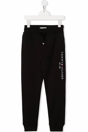 Tommy Hilfiger Logo-embroidered cotton track pants