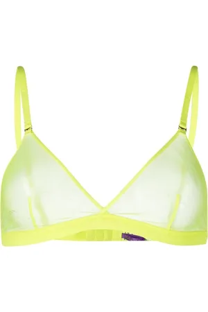 MAISON CLOSE Sheer triangle-cup bra
