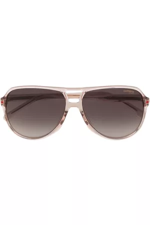 Carrera Rounded transparent-frame sunglasses