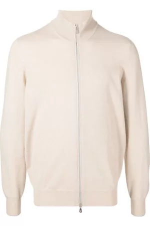 Brunello Cucinelli High-neck zip-up cashmere cardigan