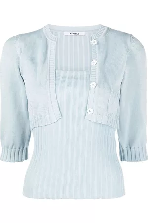 VIVETTA Ribbed-knit two-piece jumper