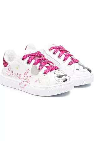 MONNALISA Cartoon-print low-top sneakers