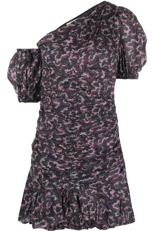 Marant Etoile Lecia asymmetric mini dress