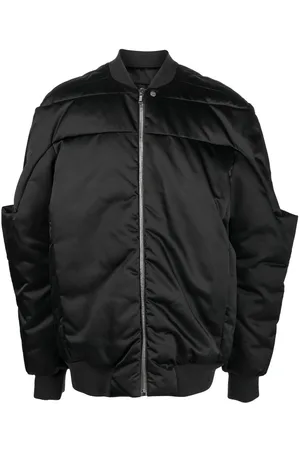 Rick Owens Gridered goose-down bomber jacket