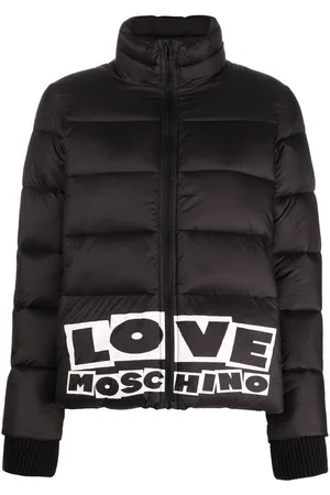 Moschino Logo-print padded jacket
