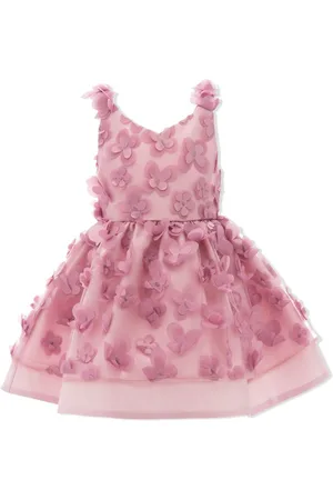 Tulleen Lago floral-appliqué dress