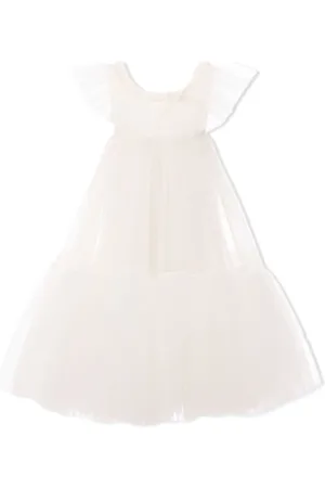 Tulleen Beck ruffled tulle dress