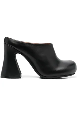 Marni Block-heel leather mules
