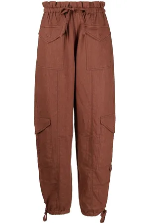 Ganni Hemp cargo track pants