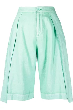 HENRIK VIBSKOV Pleated knee-length shorts