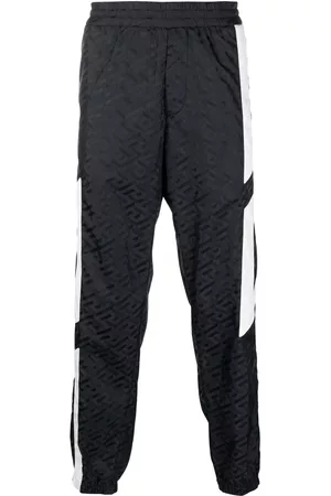 VERSACE Logo-print track pants