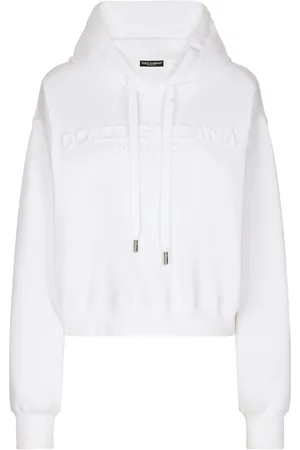 Dolce & Gabbana Logo-embossed drawstring hoodie