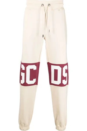 GCDS Logo-print cotton track pants