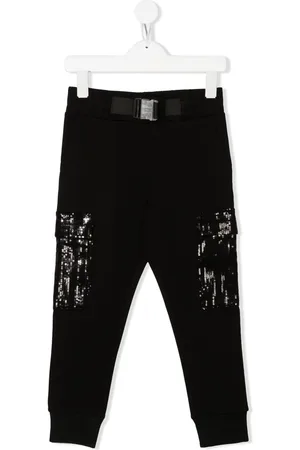DKNY Sequin-embellished track pants