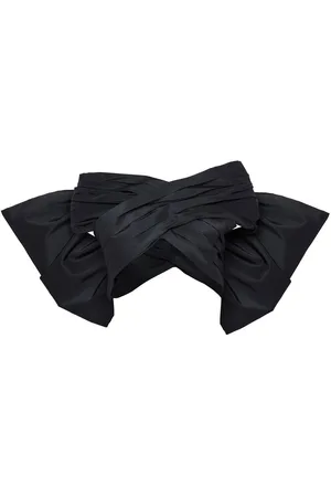 Carolina Herrera Off-shoulder silk cropped top