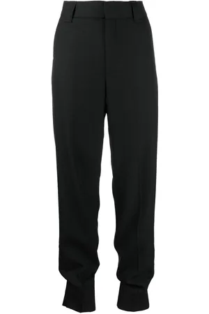 Ganni Tapered cuff tailored trousers