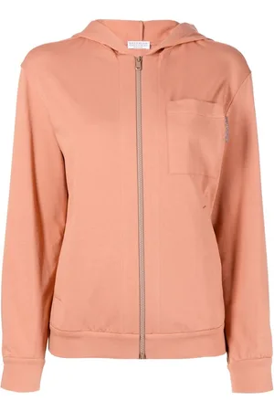 Brunello Cucinelli Fleece zip-up hoodie