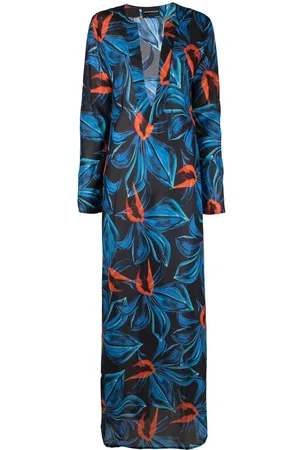 Louisa Ballou All-over abstract-print dress
