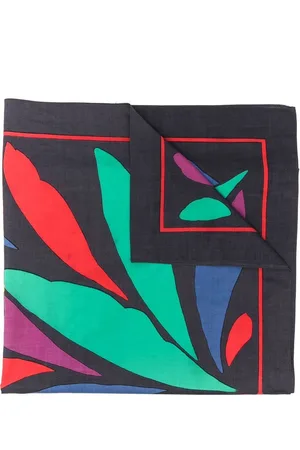 Saint Laurent 1990s geometric print scarf