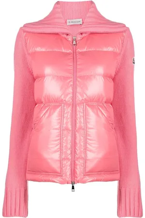 Moncler Padded-panel wool cardigan
