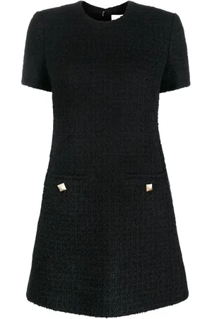 VALENTINO GARAVANI Short-sleeve tweed-style dress