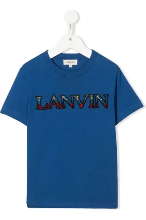 Lanvin Embroidered-logo detail T-shirt