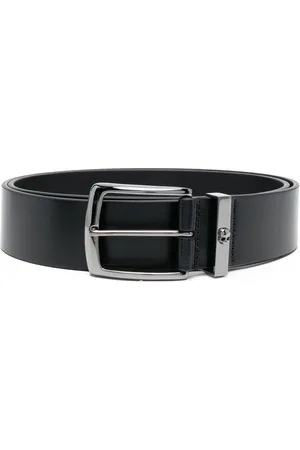 Philipp Plein Buckle-fastening leather belt