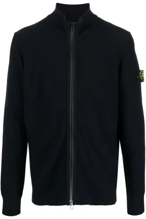 Stone Island Compass-patch zip jumper
