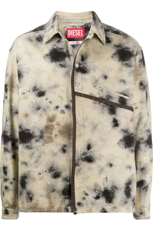 A-cold-wall* X Diesel Red Tag stain-print lightweight jackets