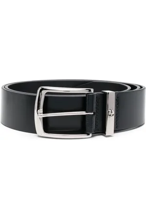 Philipp Plein Buckle-fastening leather belt