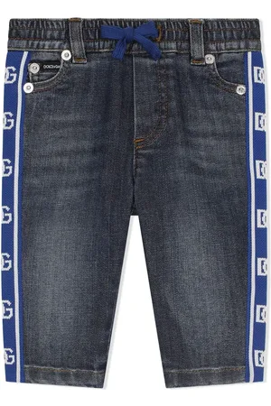 Dolce & Gabbana Logo-trim drawstring jeans