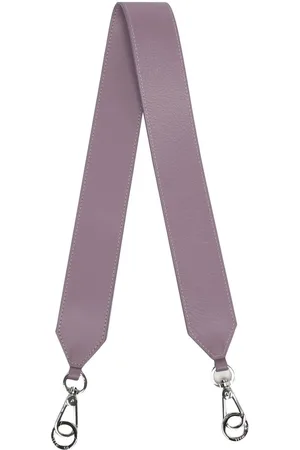 0711 Logo-print leather shoulder strap