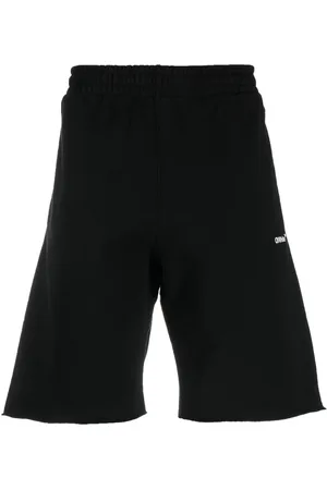 OFF-WHITE Arrows-print cotton track shorts