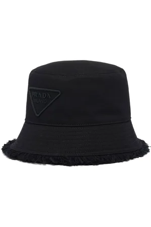 Prada Triangle-logo bucket hat