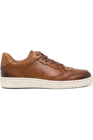 Ralph Lauren Debossed logo lace-up sneakers