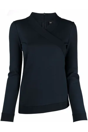 Emporio Armani Wrap-neckline jumper