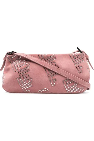 By Far Rachel logo-stud shoulder bag