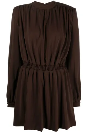 FEDERICA TOSI Gathered-detail mini dress