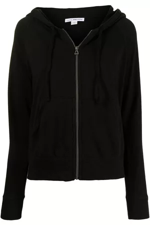 James Perse Zipped drawstring hoodie
