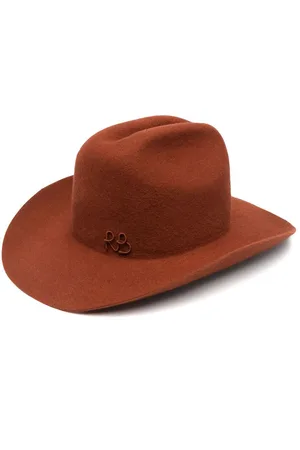 Ruslan Baginskiy Embroidered-logo fedora hat