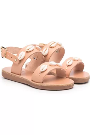 Ancient Greek Sandals Clio shell-detail open-toe sandals