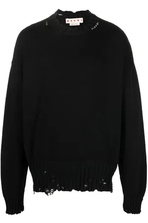 Marni Twisted crew-neck jumper