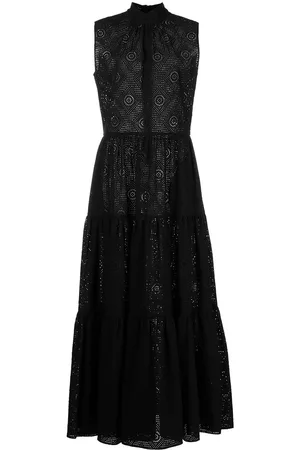 ADAM LIPPES Sleeveless broderie-anglaise maxi dress