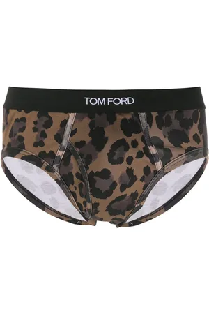Tom Ford Leopard cotton briefs