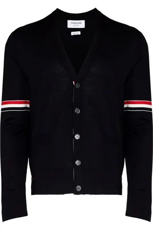 Thom Browne RWB knitted cardigan