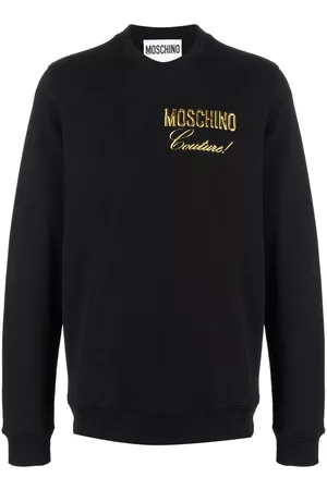 Moschino Metallic logo-print sweatshirt