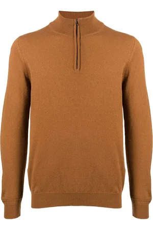 PRINGLE OF SCOTLAND Short-zip cashmere jumper