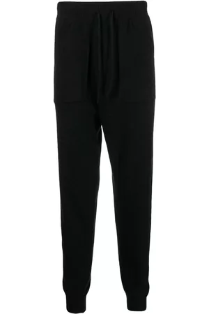 PRINGLE OF SCOTLAND Fine-knit drawstring track-pants