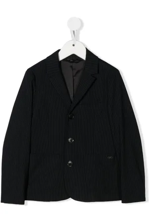 Emporio Armani Pinstripe single-breasted blazer