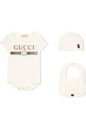 Gucci Kids Logo printed babygrow set